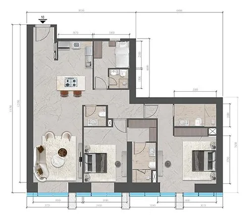 Tiger Group Tiger Sky Tower floor plan