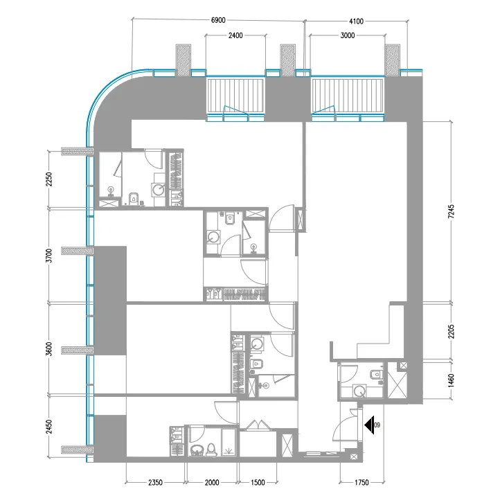 Tiger Group Tiger Sky Tower floor plan