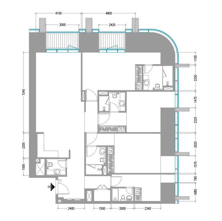 Tiger Group Tiger Sky Tower floor plan
