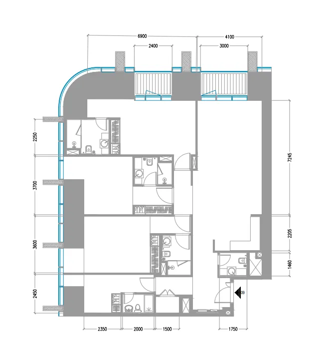 Tiger Group Tiger Sky Tower floor plan