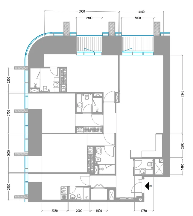 Tiger Group Tiger Sky Tower floor plan