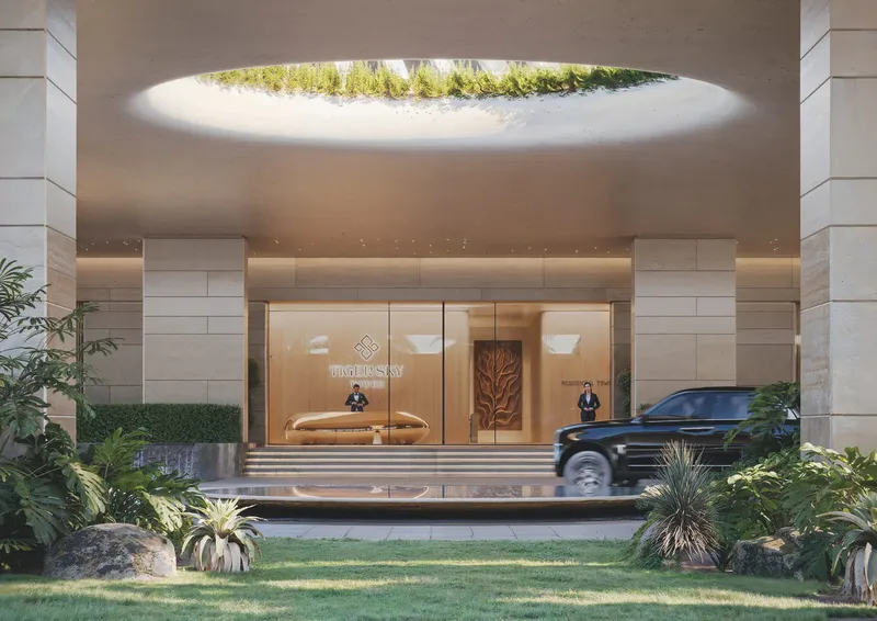 Exterior at Tiger Sky Tower in Business Bay Dubai