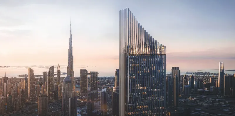 Exterior at Tiger Sky Tower in Business Bay Dubai