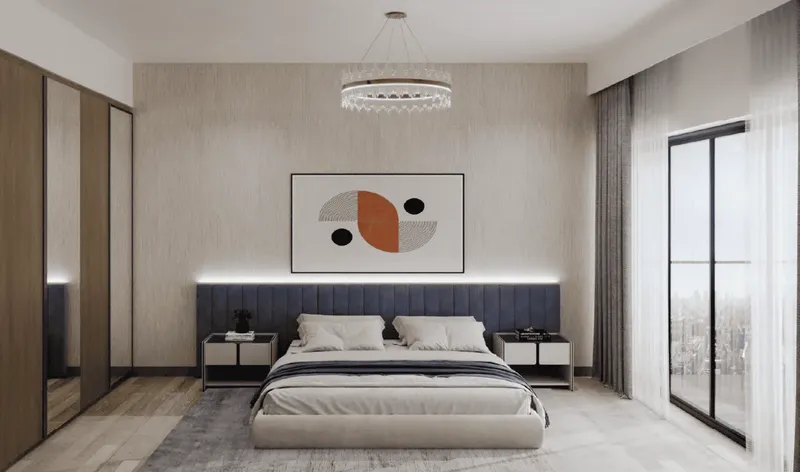 Interior at Timber Terrace in Dubai South Dubai