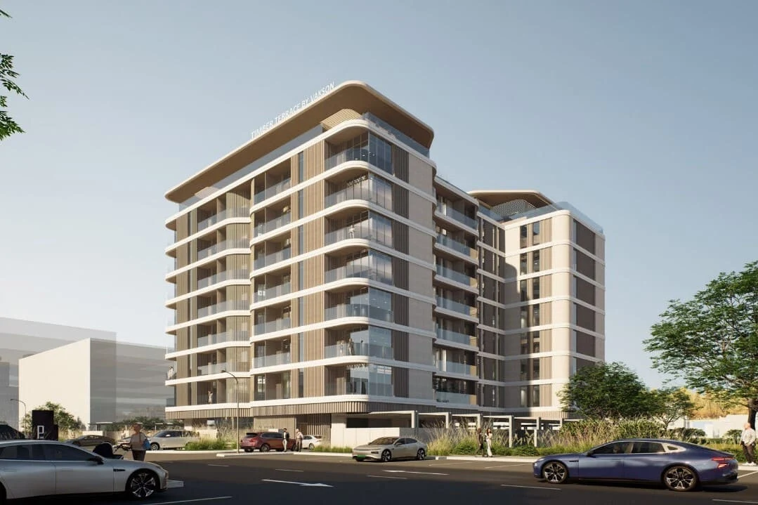 Exterior at Timber Terrace in Dubai South Dubai