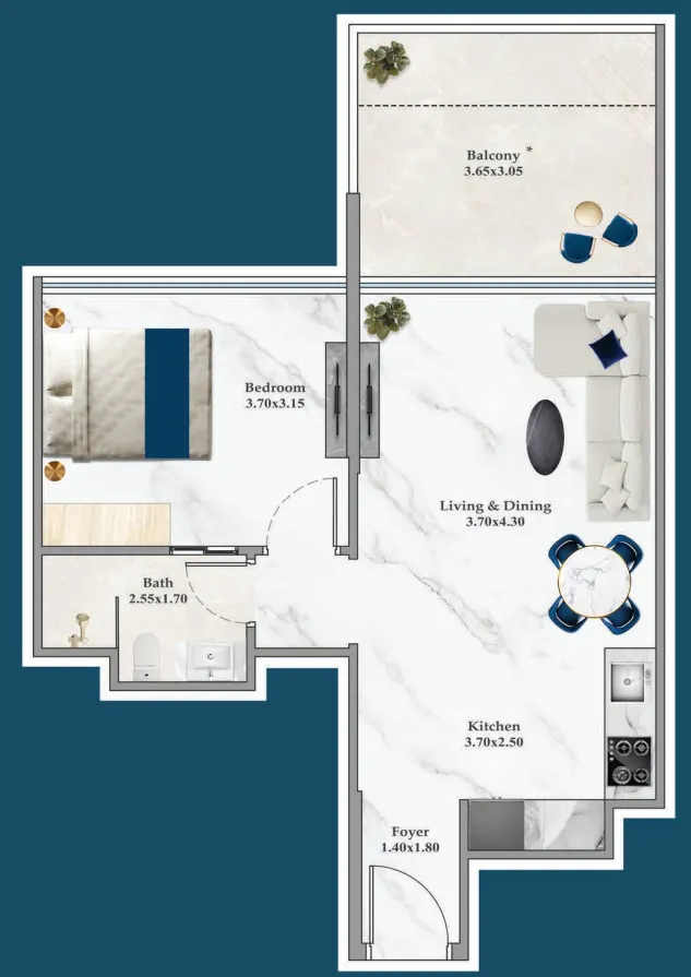 Danube Timez floor plan