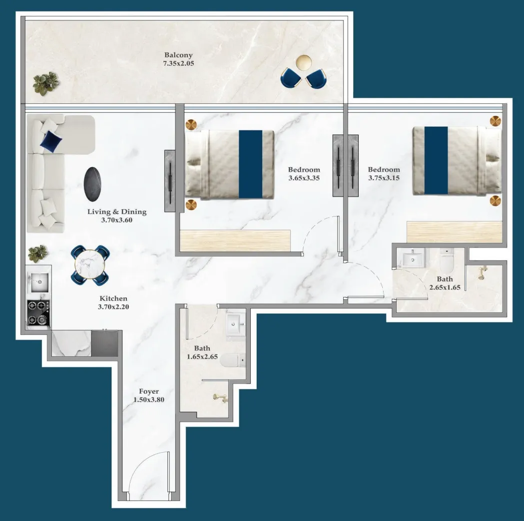 Danube Timez floor plan