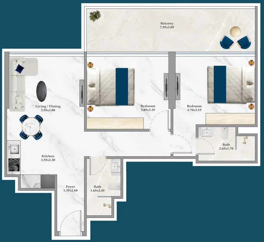Danube Timez floor plan