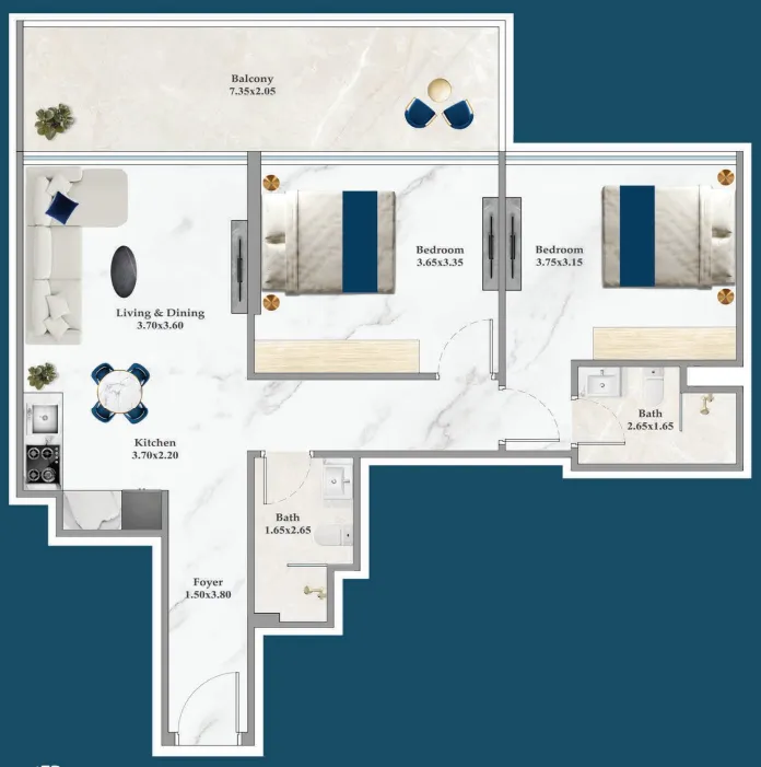 Danube Timez floor plan