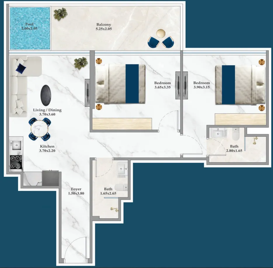 Danube Timez floor plan