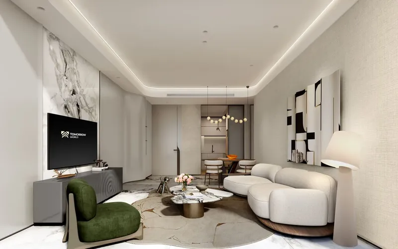 Interior at Tomorrow 166 in Dubai Islands Dubai