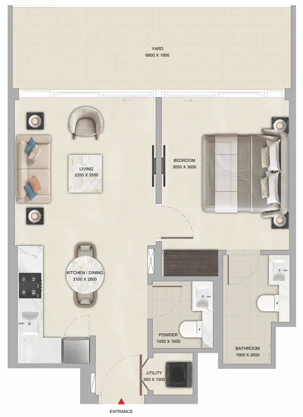 Sobha Tranquil Beach Residences floor plan