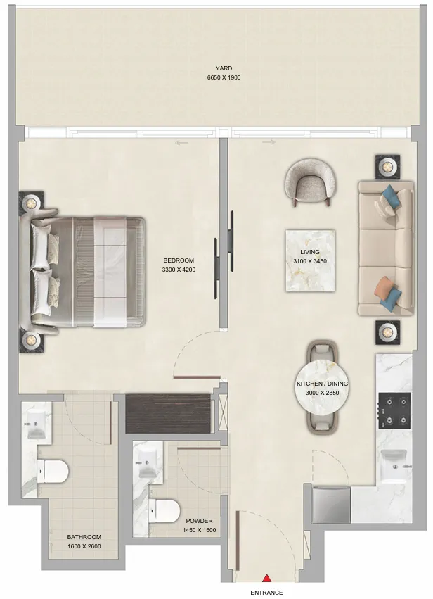 Sobha Tranquil Beach Residences floor plan