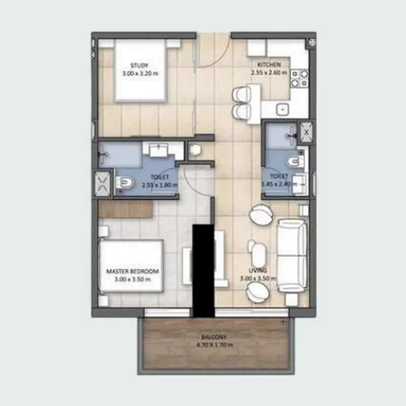 Wellcube.life Tranquil Wellness Tower floor plan