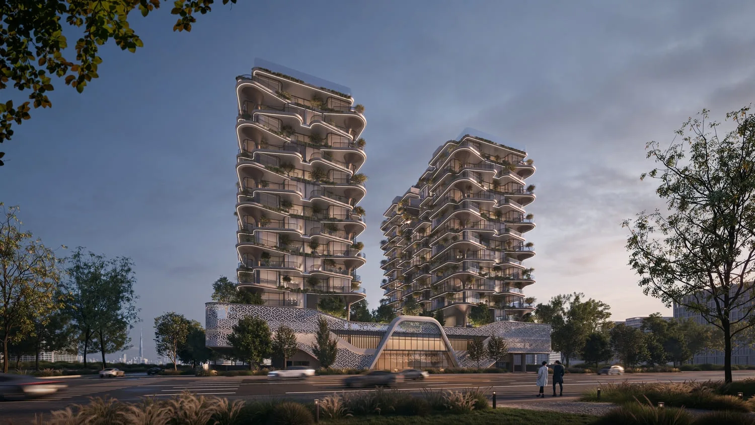 Exterior at Treppan Serenique Residences in Dubai Islands Dubai