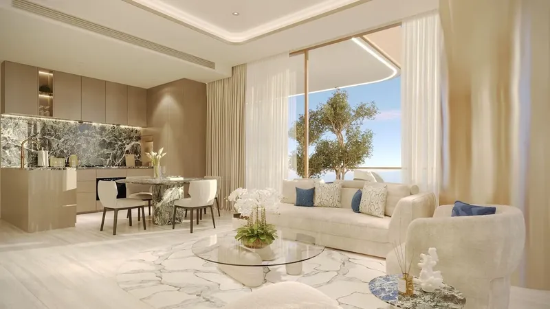 Interior at Treppan Serenique Residences in Dubai Islands Dubai