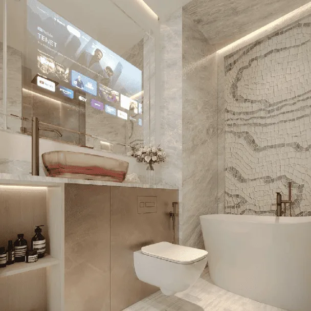 Interior at Treppan Serenique Residences in Dubai Islands Dubai