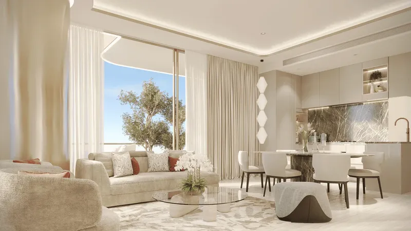 Interior at Treppan Serenique Residences in Dubai Islands Dubai