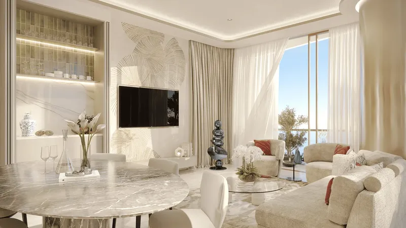 Interior at Treppan Serenique Residences in Dubai Islands Dubai