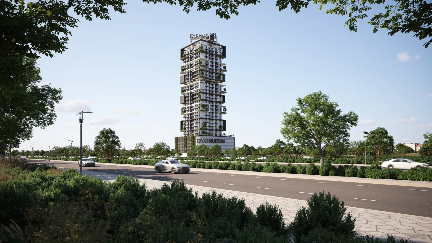 Fakhruddin Properties Development Treppan Tower Exterior