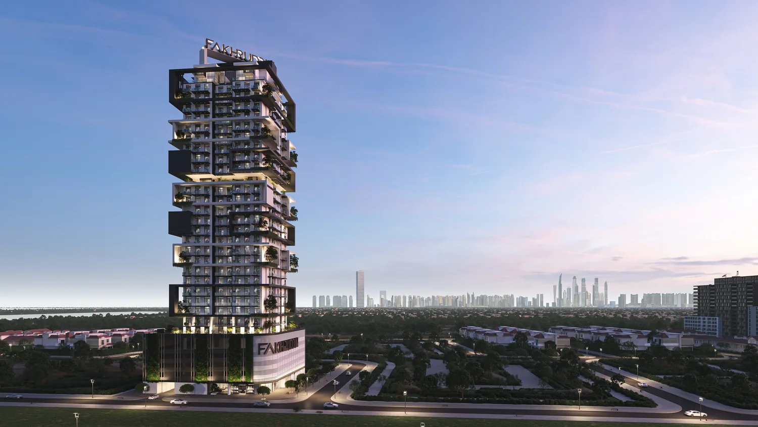 Fakhruddin Properties Development Treppan Tower Exterior