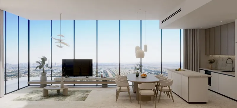 Interior at Treppan Tower in JVT (Jumeirah Village Triangle) Dubai