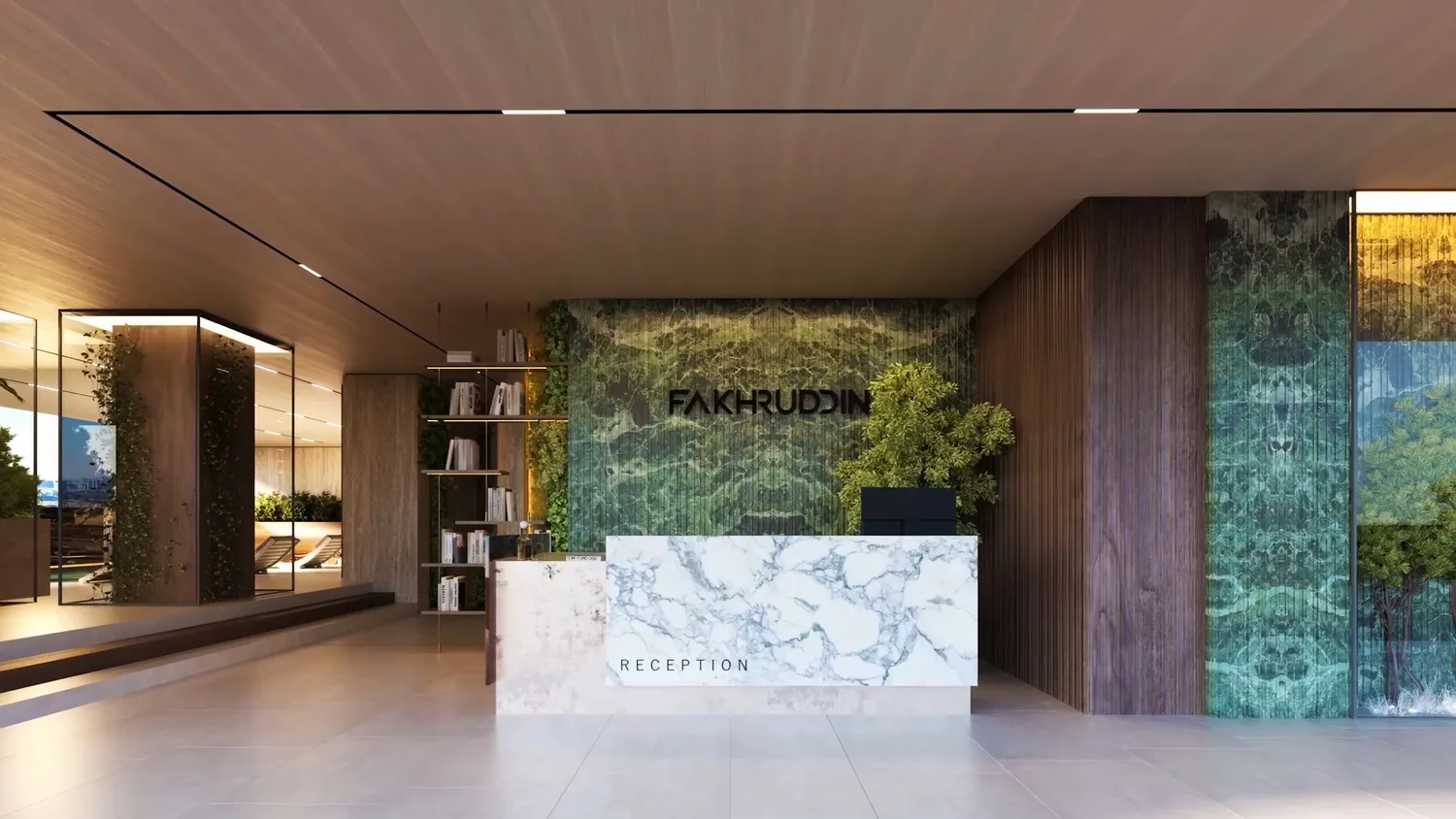 Fakhruddin Properties Development Treppan Tower Lobby