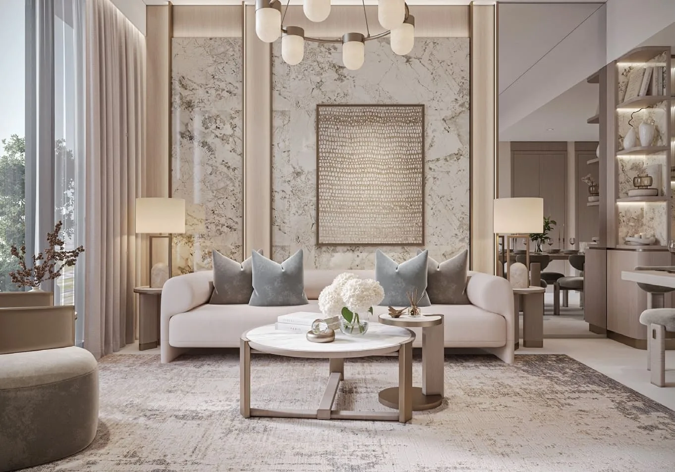 Interior at Trevino in JVC (Jumeirah Village Circle) Dubai