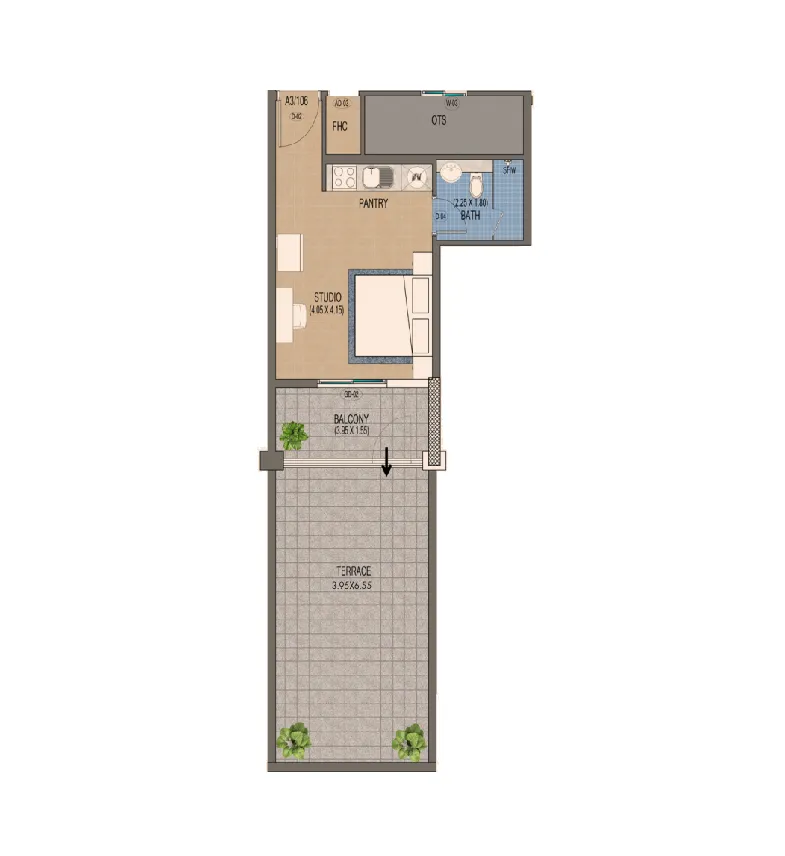 Purvanchal Development Triana Residences floor plan