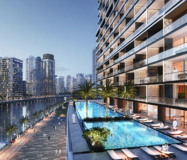 Exterior at Trillionaire Residences in Business Bay Dubai