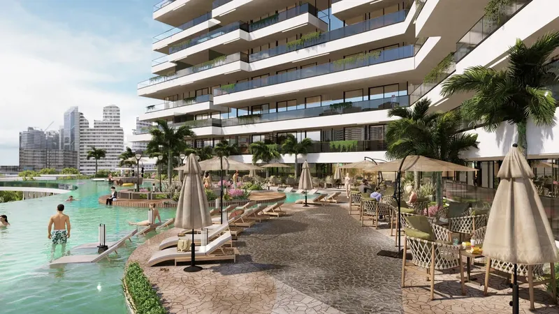 Exterior at Trinity in Arjan Dubai