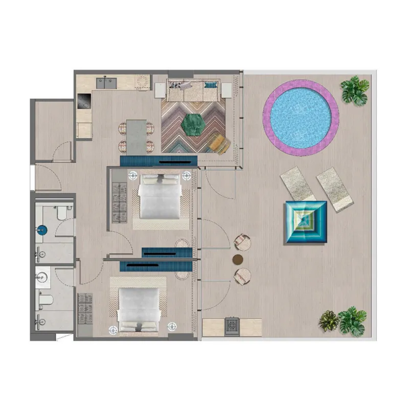 Durar Group Trio Isle floor plan