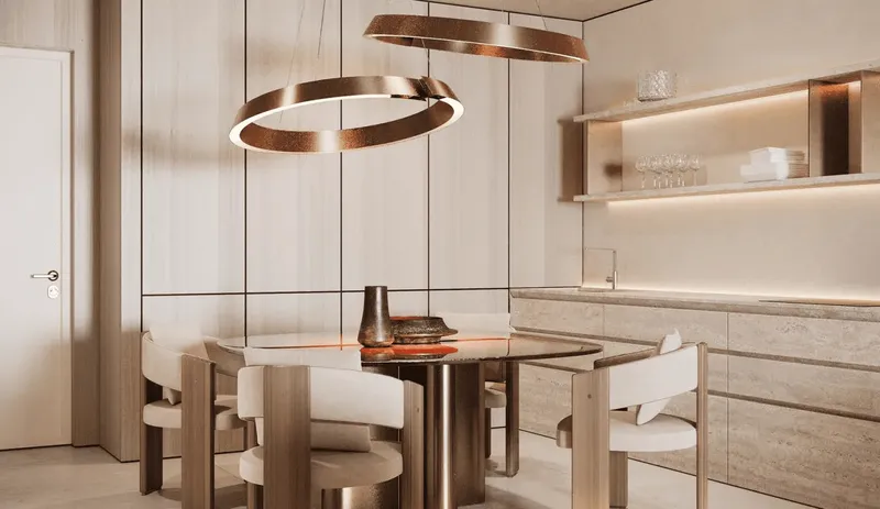 Interior at Trussardi Residences in Al Furjan Dubai