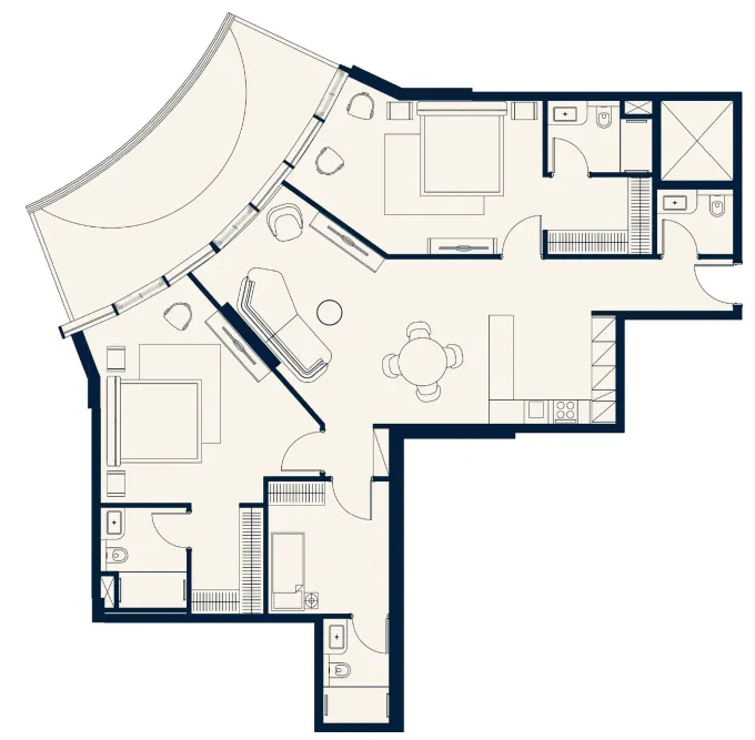 MIRA Developments Trussardi Residences Phase Two floor plan