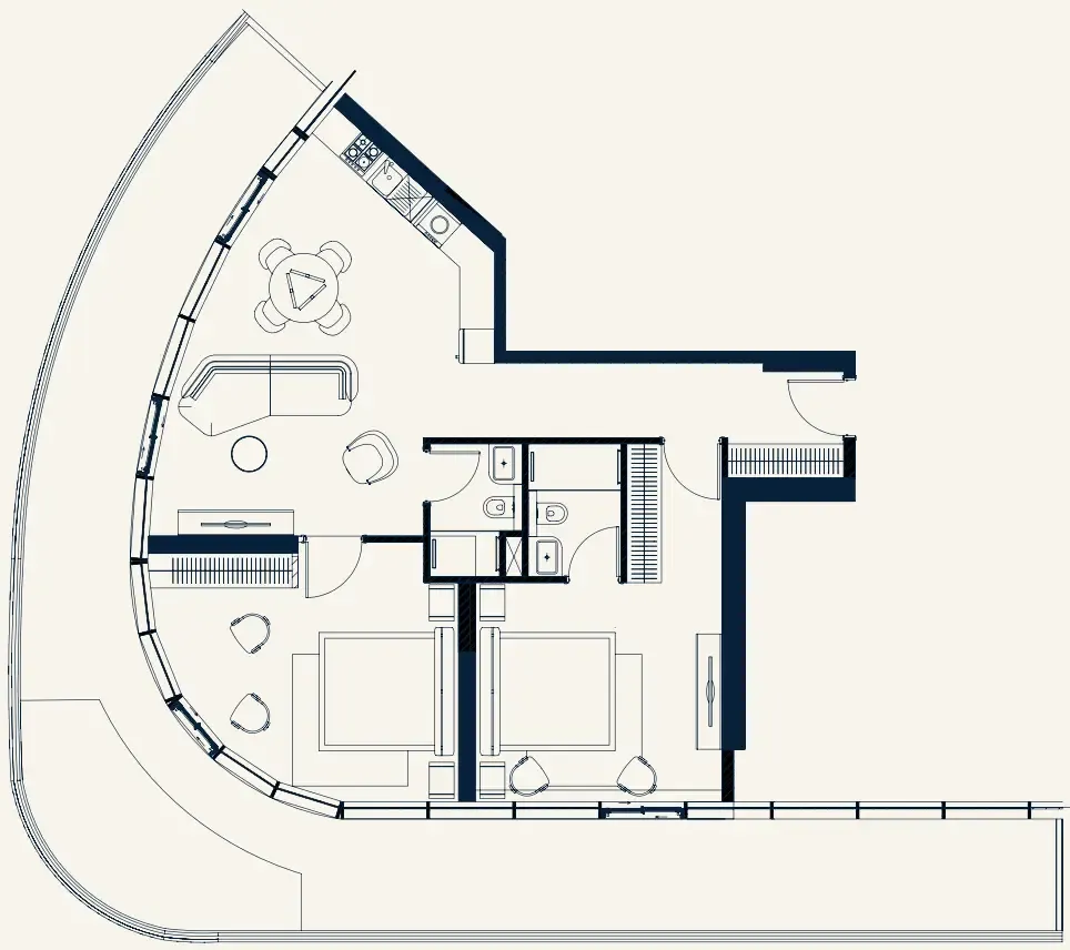 MIRA Developments Trussardi Residences Phase Two floor plan
