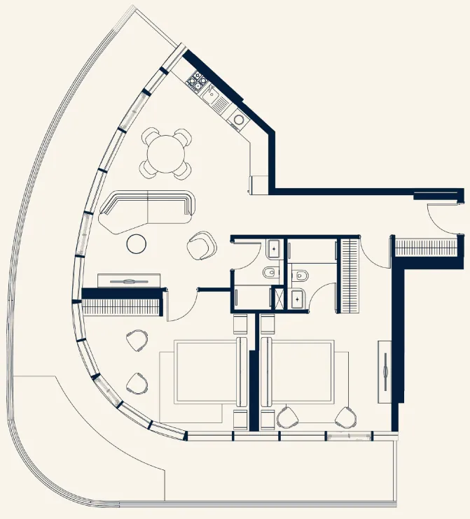 MIRA Developments Trussardi Residences Phase Two floor plan