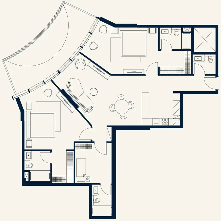 MIRA Developments Trussardi Residences Phase Two floor plan