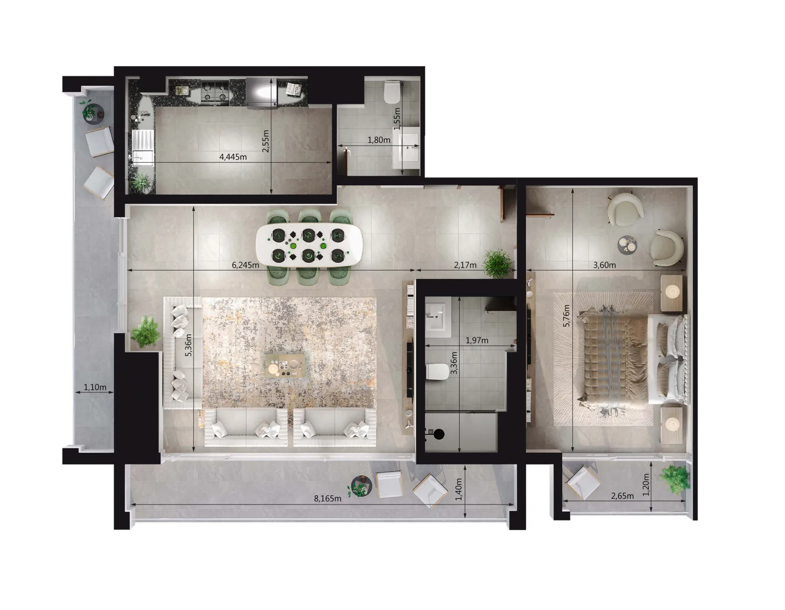 Uniestate Properties Uniestate Millennium Tower floor plan