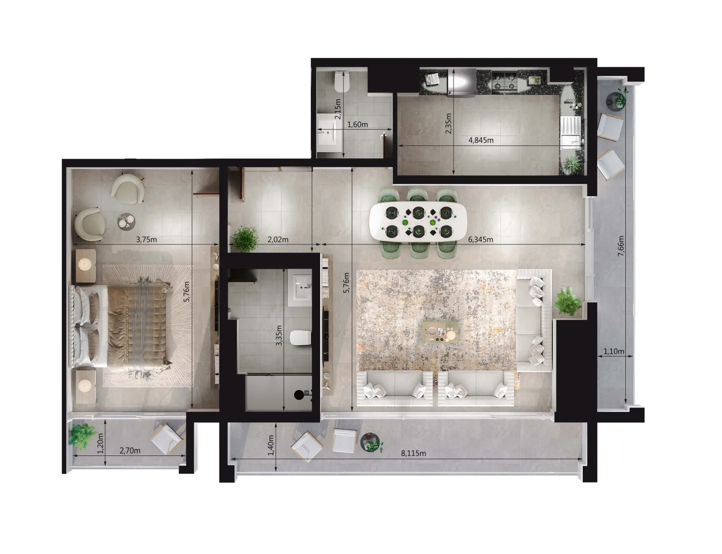 Uniestate Properties Uniestate Millennium Tower floor plan