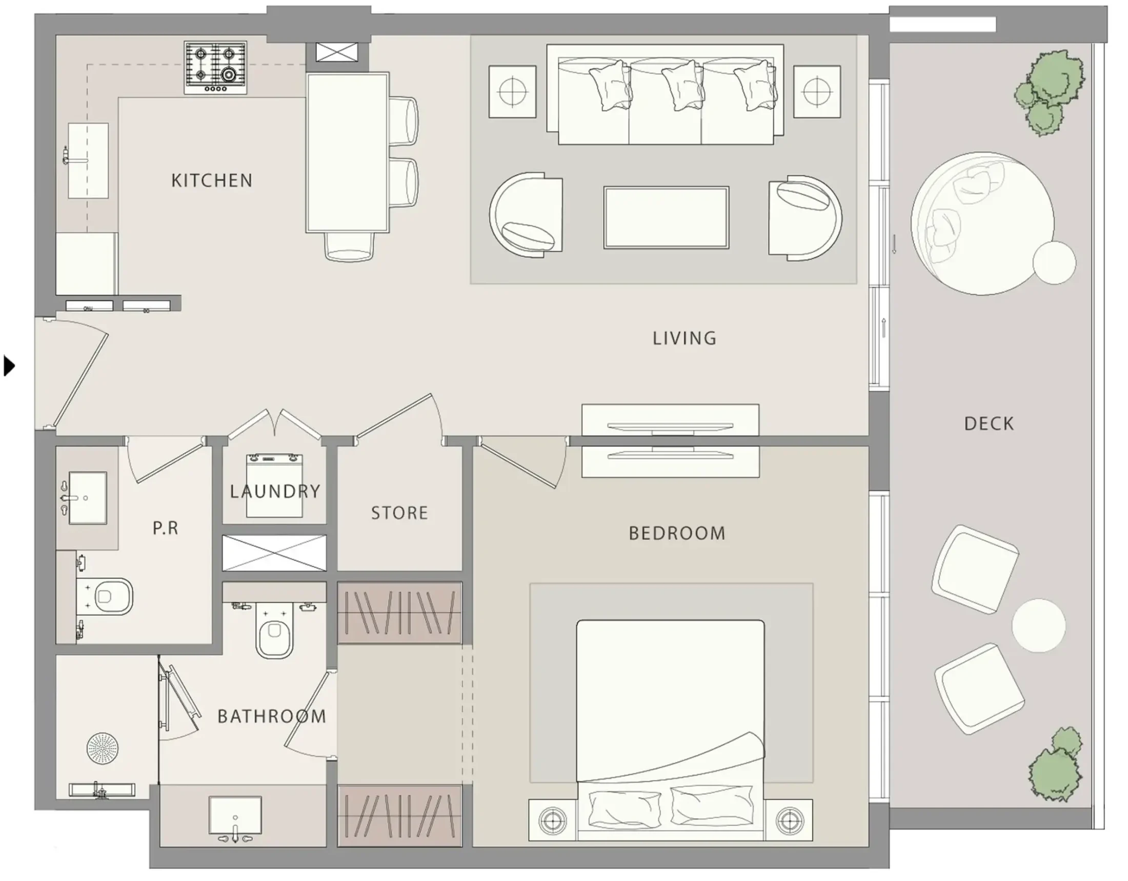 WOW Resorts Uno-Luxe floor plan