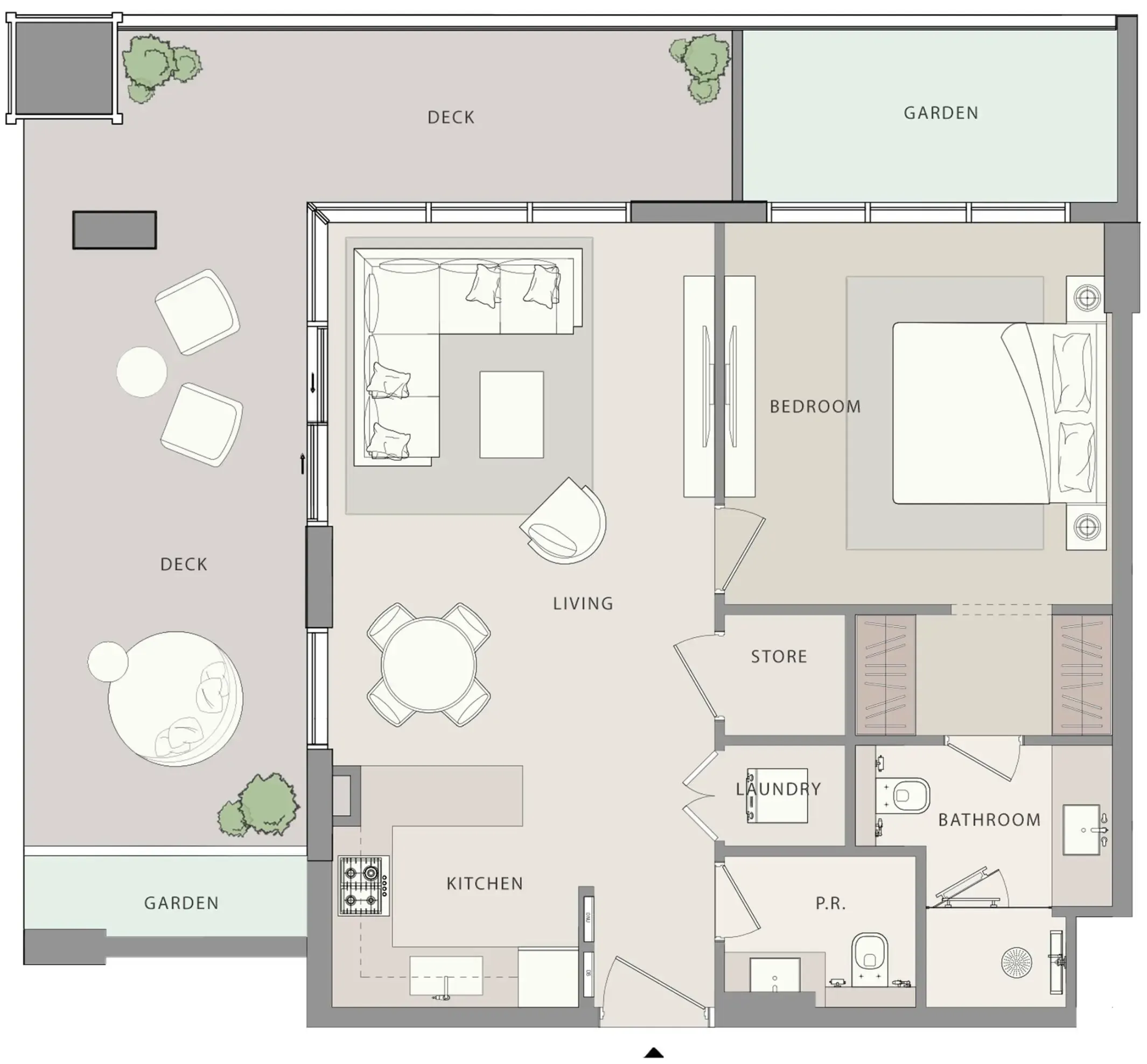 WOW Resorts Uno-Luxe floor plan