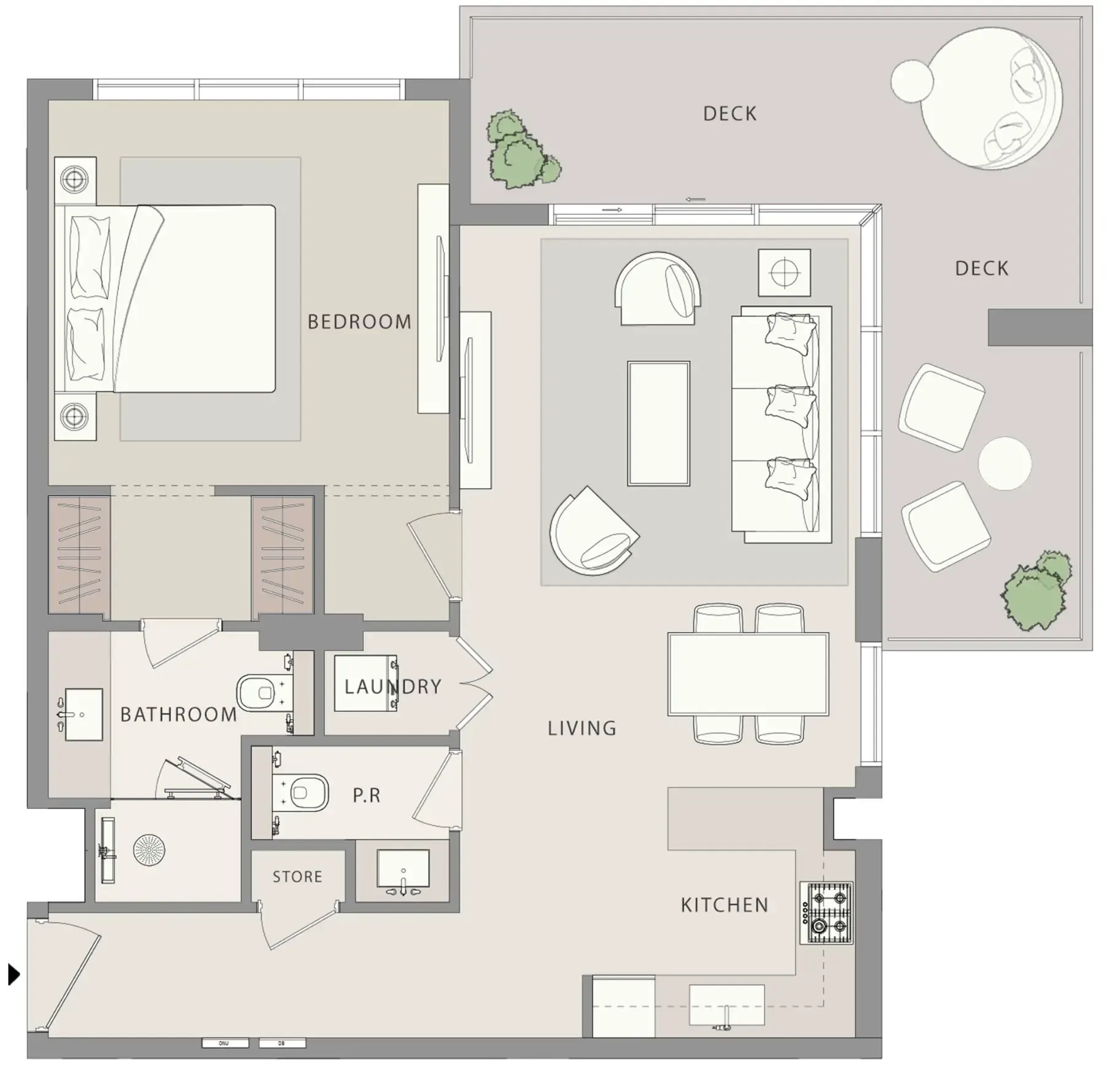 WOW Resorts Uno-Luxe floor plan