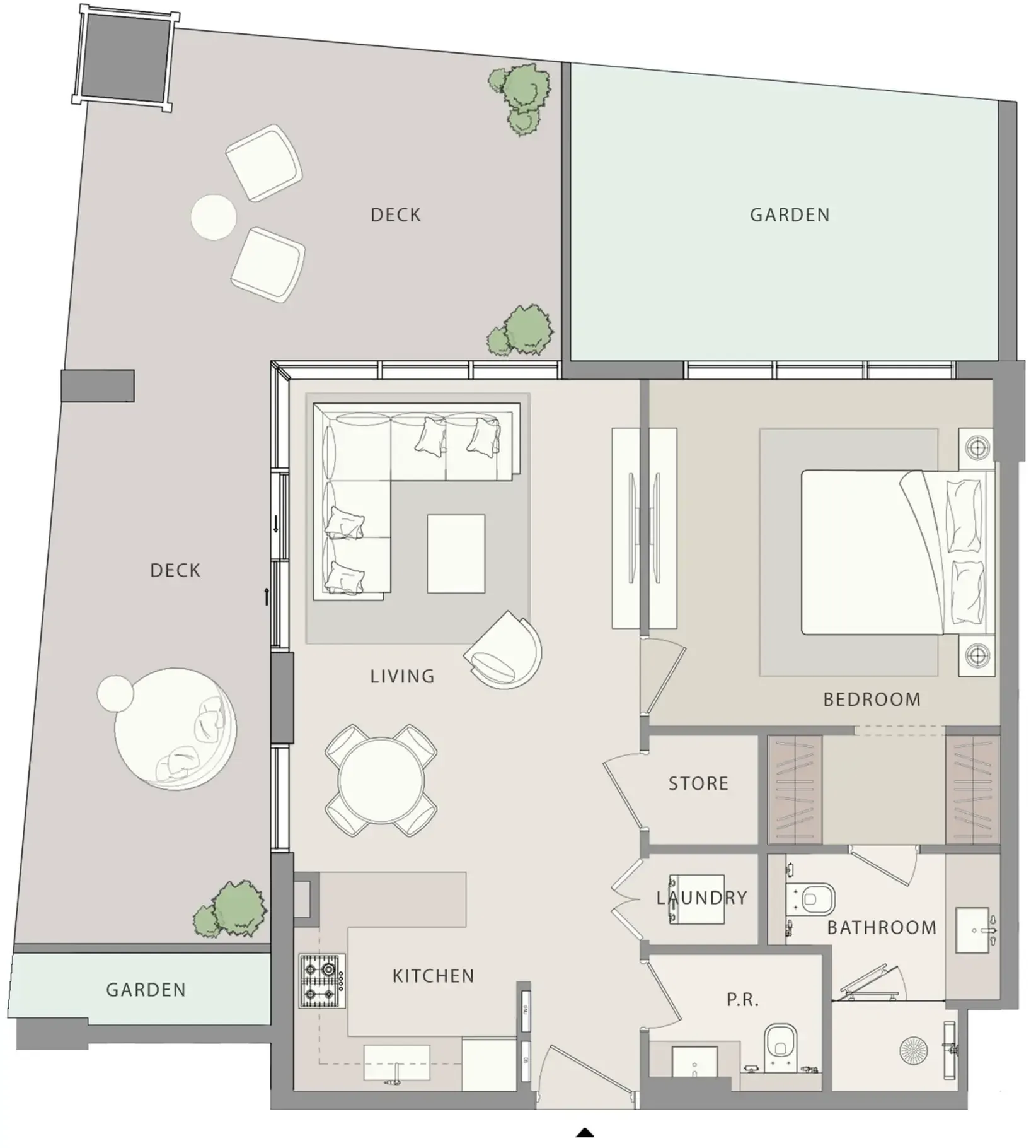 WOW Resorts Uno-Luxe floor plan