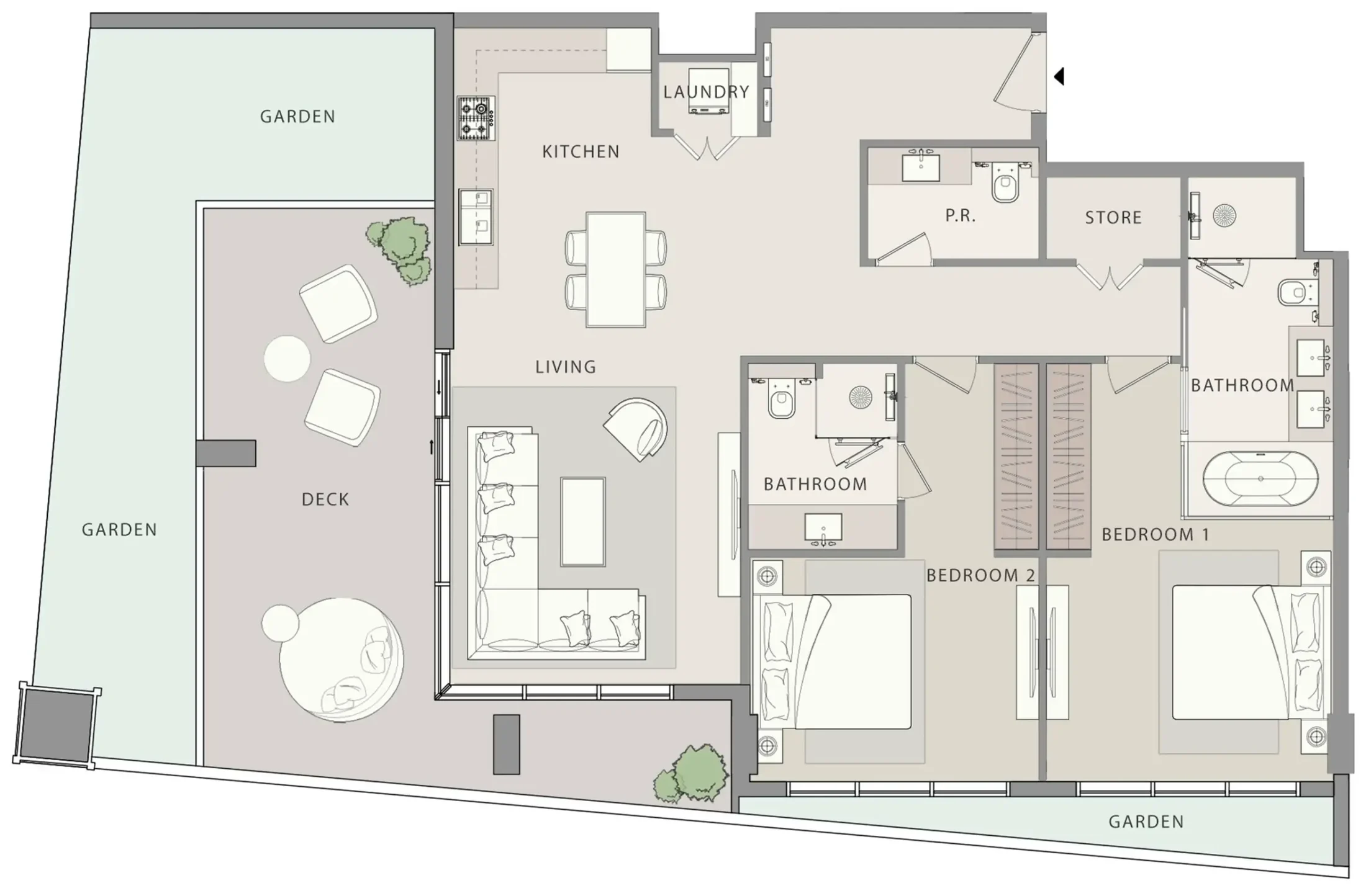 WOW Resorts Uno-Luxe floor plan