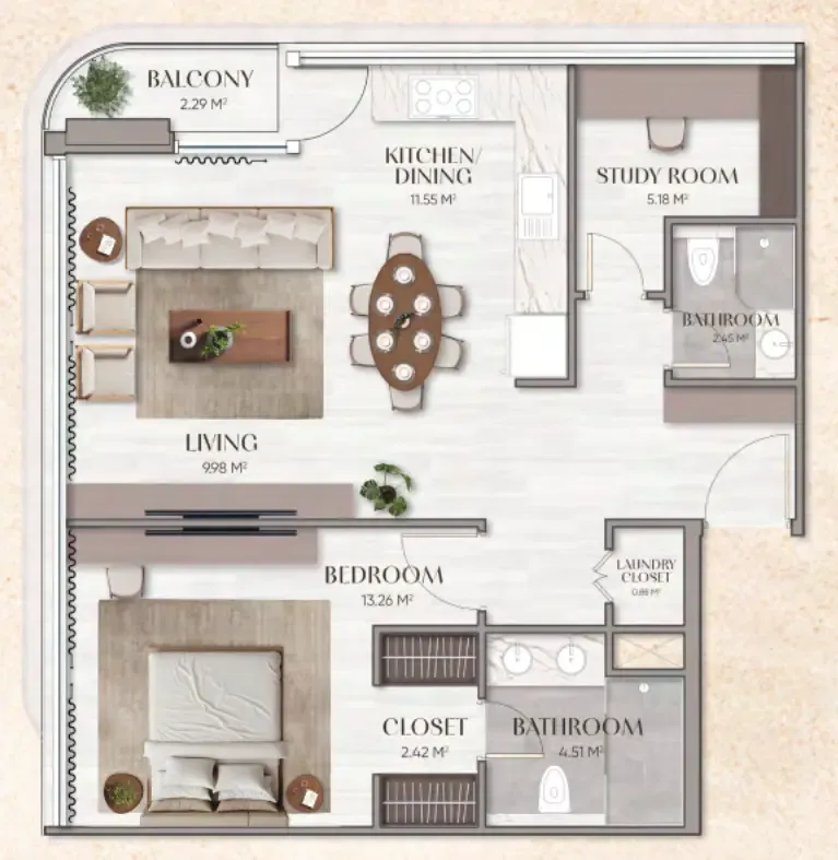 Arete Urban Horizon floor plan