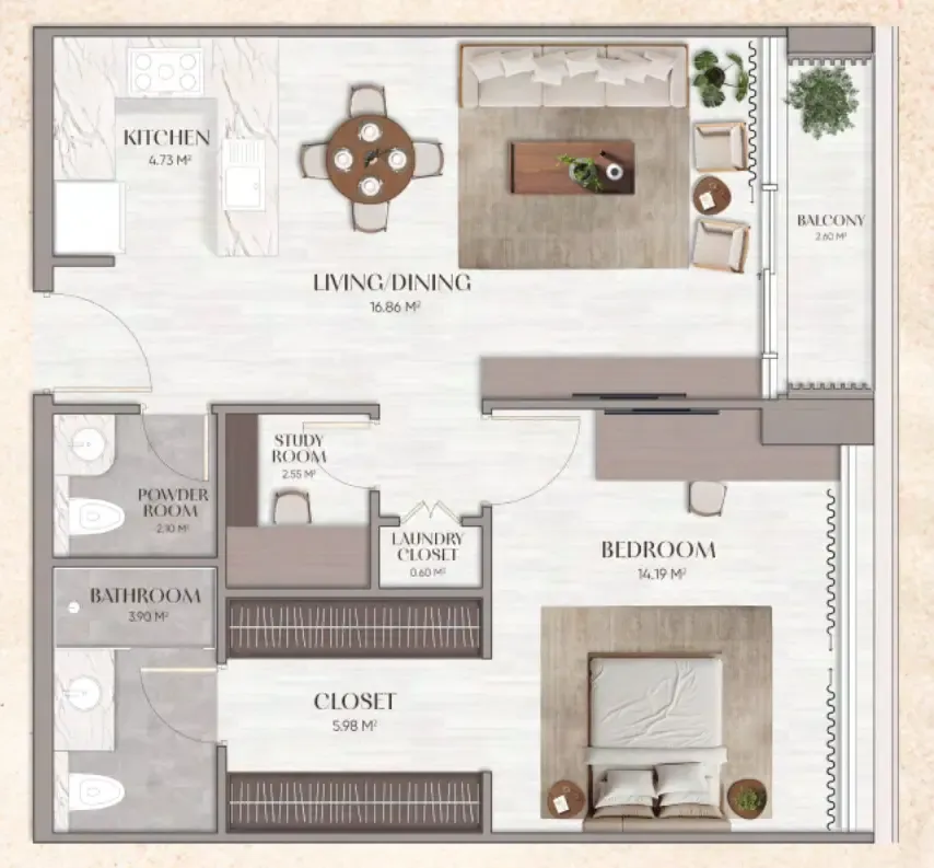 Arete Urban Horizon floor plan