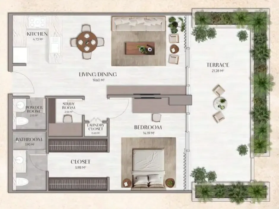 Arete Urban Horizon floor plan