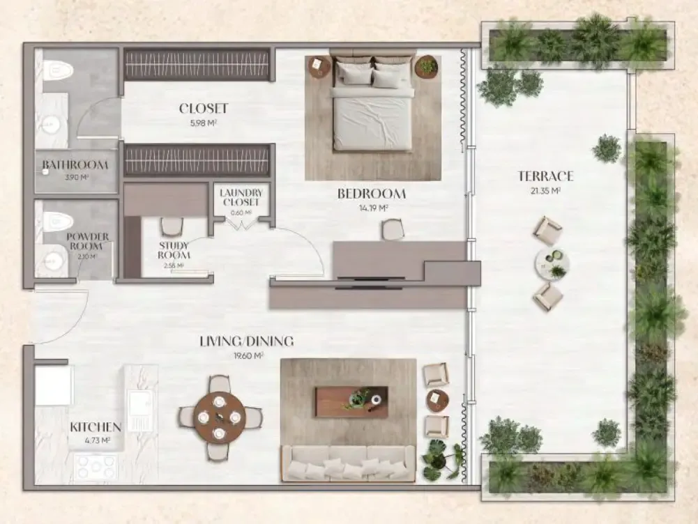 Arete Urban Horizon floor plan