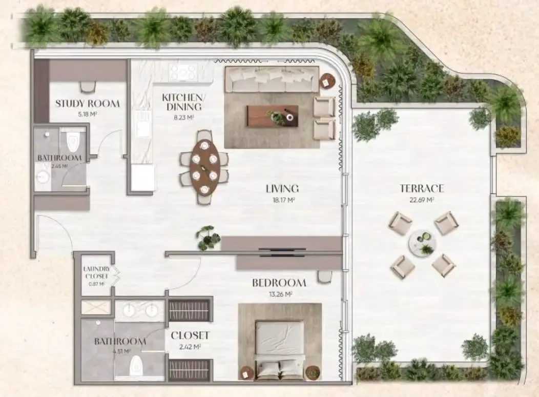 Arete Urban Horizon floor plan