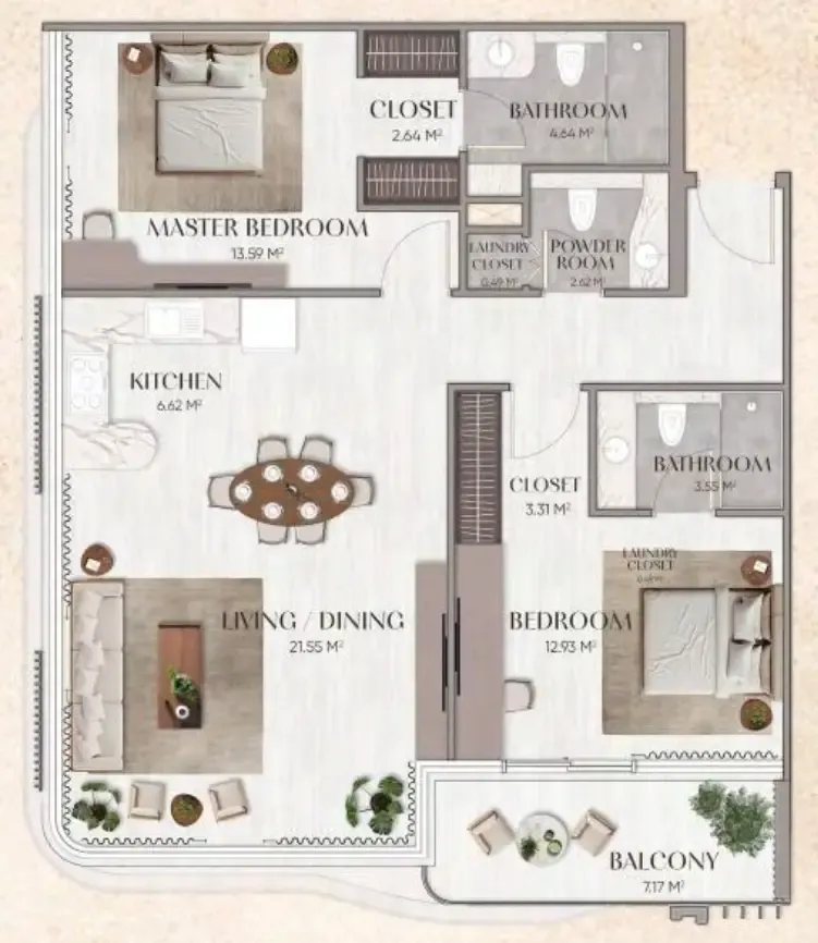 Arete Urban Horizon floor plan